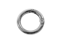Argola Articulada 25mm Prateada Circulo 431400 10 (6 Un)