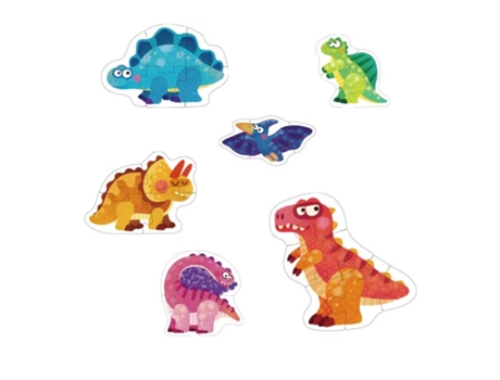 My First Puzzle Cute Dinosaurs MIDEER (Idade minima recomendada: 2 anos)