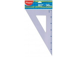 MAPED 242636 Triângulo de Plástico Transparente