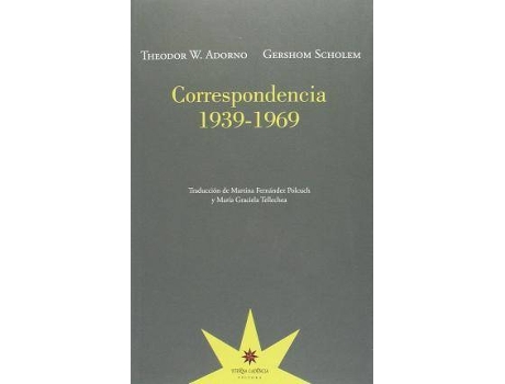Livro Correspondencia 1939-1969 de Theodor Adorno (Espanhol)