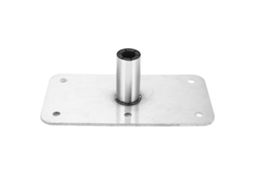 Base De Pedestal Para Asientos De Barco 3/4in Acero Inoxidable Sp 64839 Sin Rosca 4x8in