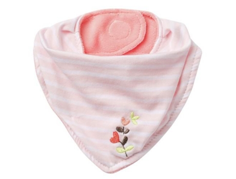 Lenço Rosa e Branco 