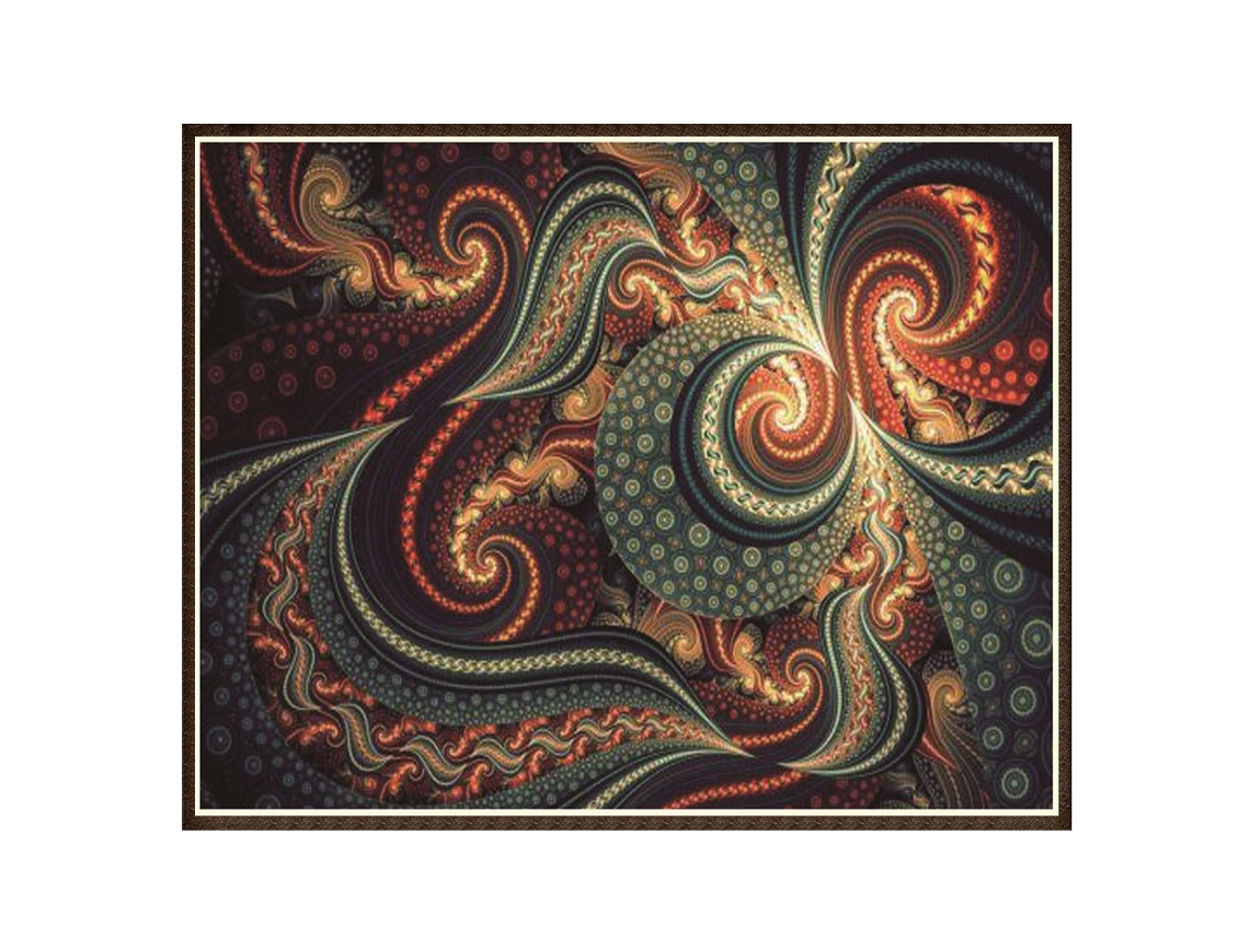 Pintura De Diamantes Diy Embroideria Decorativa
