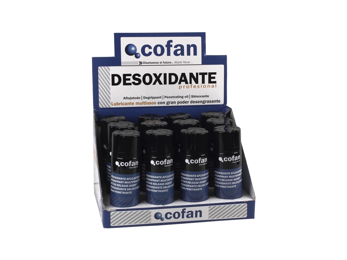 Expositor de afrouxa tudo | Embalagem de 200 ml com 20 Unidades ou de 400 ml com 12 Unidades | Alto poder hidrófugo