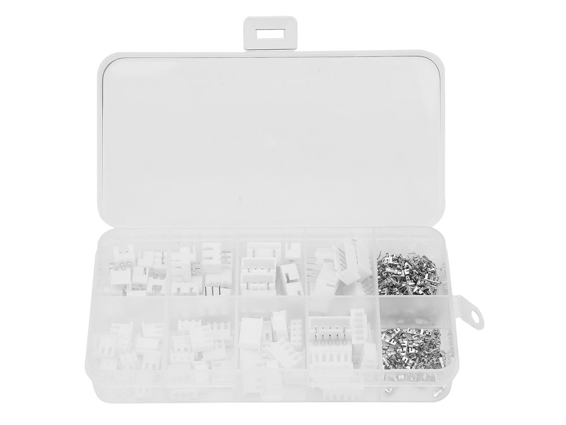 Kit 150pcs Conectores Jst-xh 2-5pin Terminal De Fio Com Caixa De Armazenamento