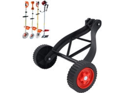 Roda De Suporte Ajustável Para Aparador De Grama, Apoios Auxiliar De 23 A 28 Mm, Compatível Com Roçadeiras E Equipamento De Ervas Daninhas