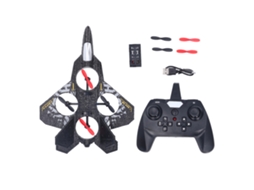 Asa Fixa F22 Fighter Drone Rc Glider Kit Controle Remoto Com Espuma Epp Brinquedo De Aeromodelo Cinza
