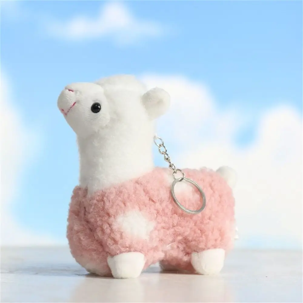 Pingente de Pelúcia para Bolsa, Chaveiro de Pelúcia de Animal MDUG (rosa)