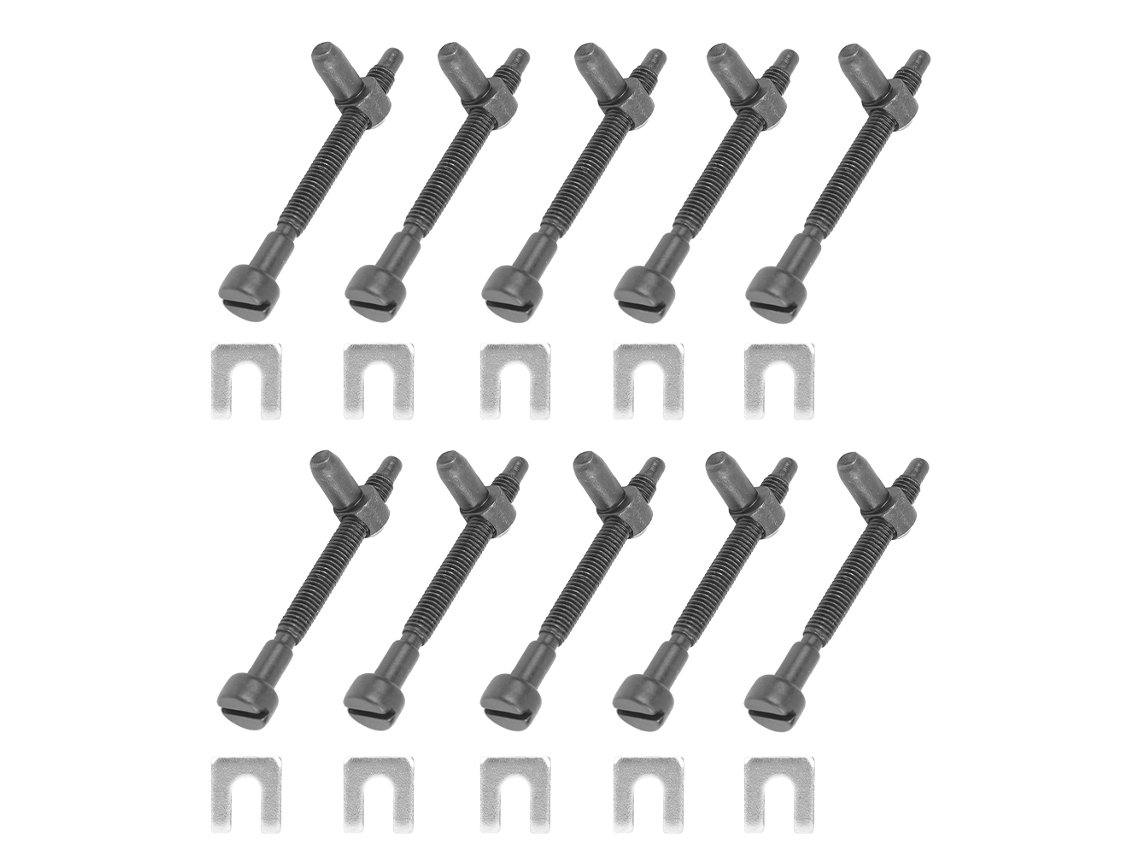 Kit de 10 parafusos para ajuste do tensionador, compatível com Husqvarna CHABERLU