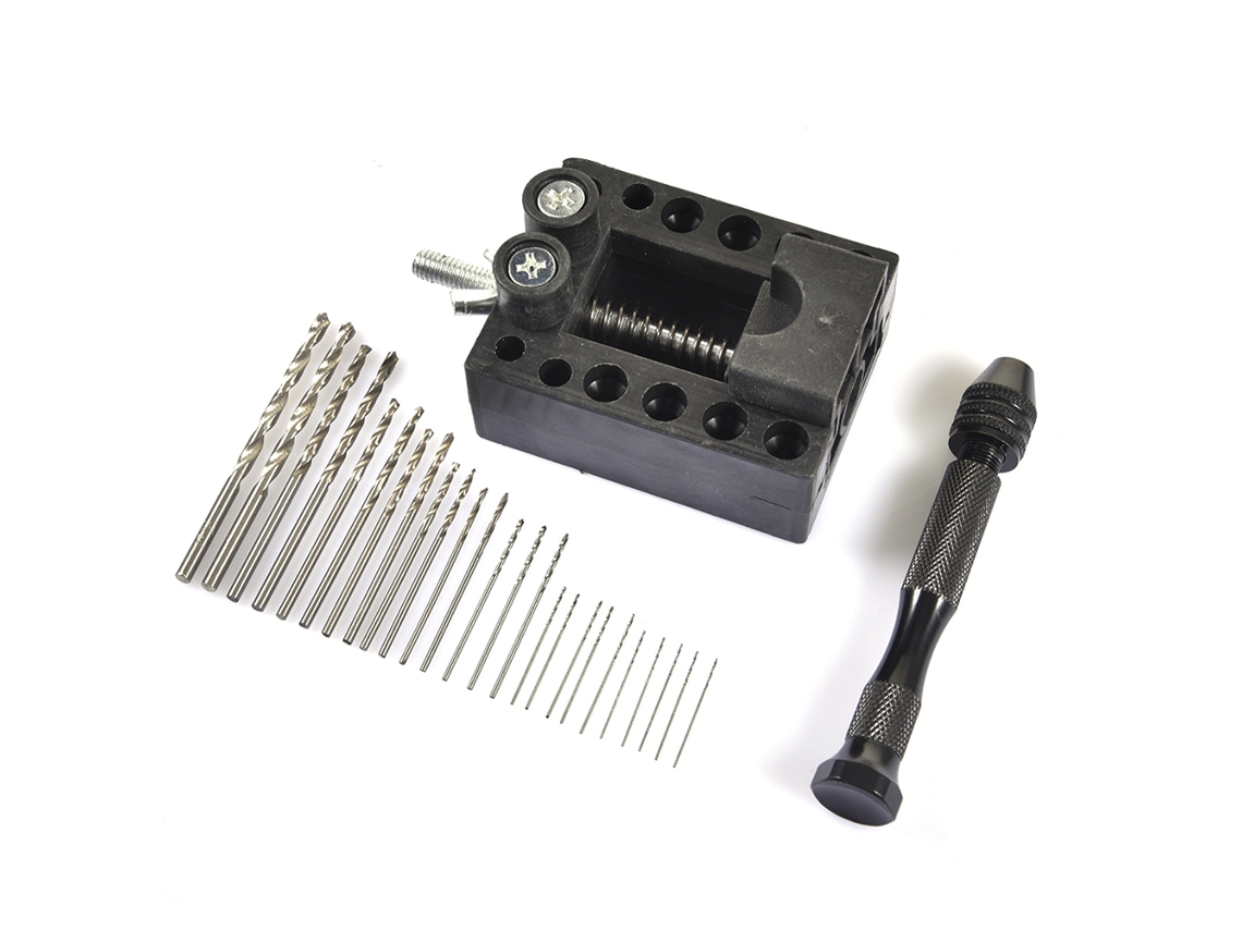 Kit De Furadeira Manual Com Alicate E Brocas De Mini Torção Para Fabricação De Joias Diy - Ferramenta Rotatória Multiusos