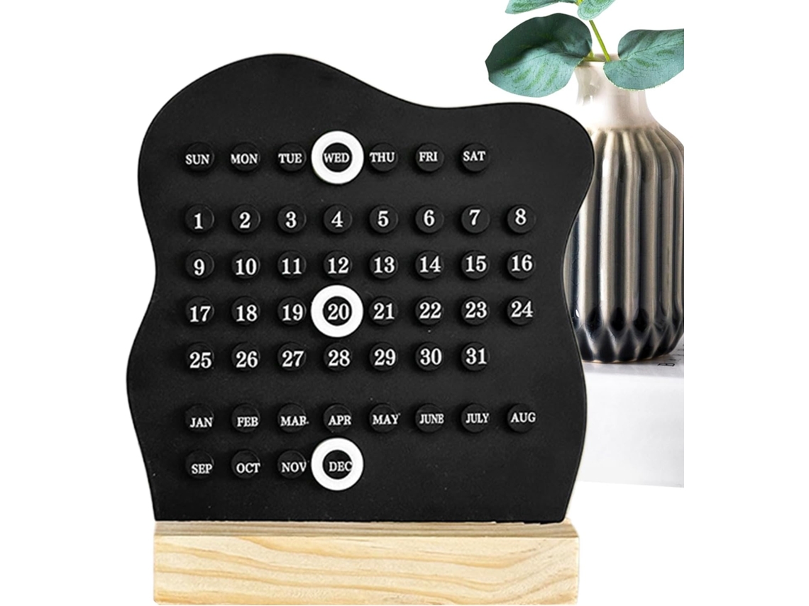 Calendário De Mesa, Acessório Para 15 X 4 17 Cm, Charmoso,