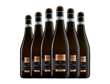 Espumante COLLI DEL SOLIGO Ligá Frizzante Extra Dry Prosecco Extra Seco Treviso (0.75 L - 6 Unidades)