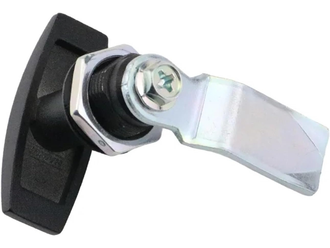 Puxador Giratório Mecânico Industrial Para Porta Com Trava De Lingueta Em Formato T, Em Liga De Zinco, Para Automação