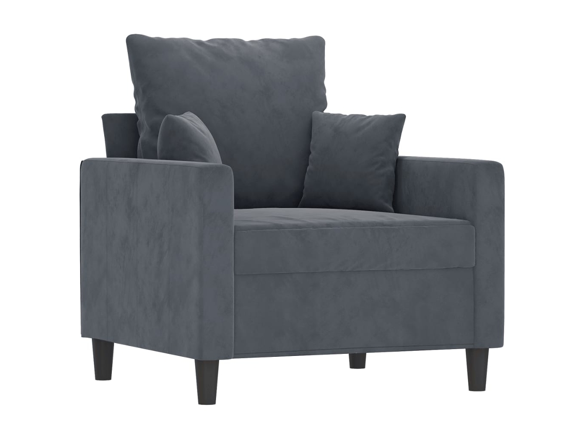 Sofa Chair, Sofa Chairs Vidaxl Cinzeto Veludo (n/a)