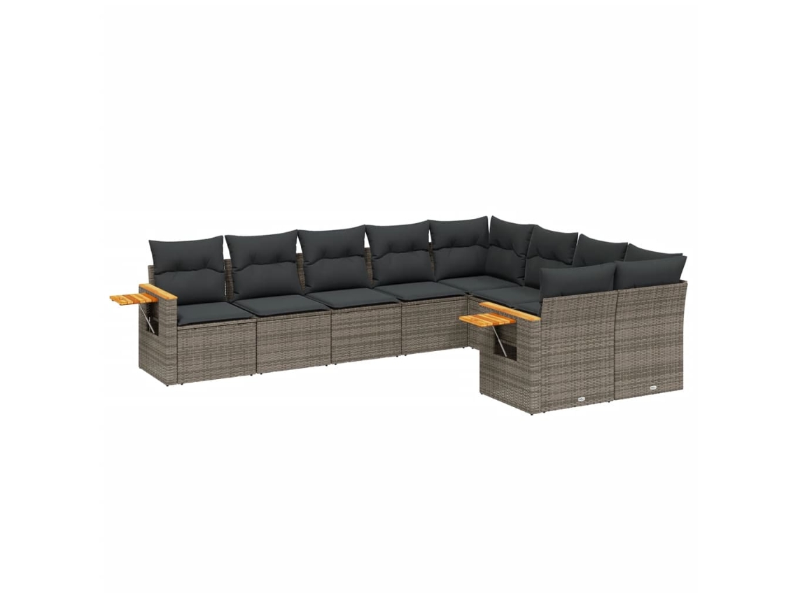Garden Sofa Set, Garden Sofa Sets Vidaxl Cinzeto Rattan / Vime (n/a)