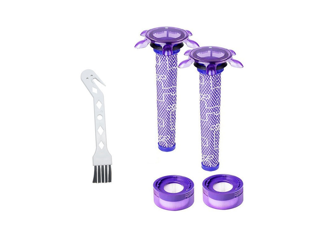 Acessórios Aspirador De Pó Para Dyson V8, Kit De Substituição De Filtros Com 4 Pcs Cuich