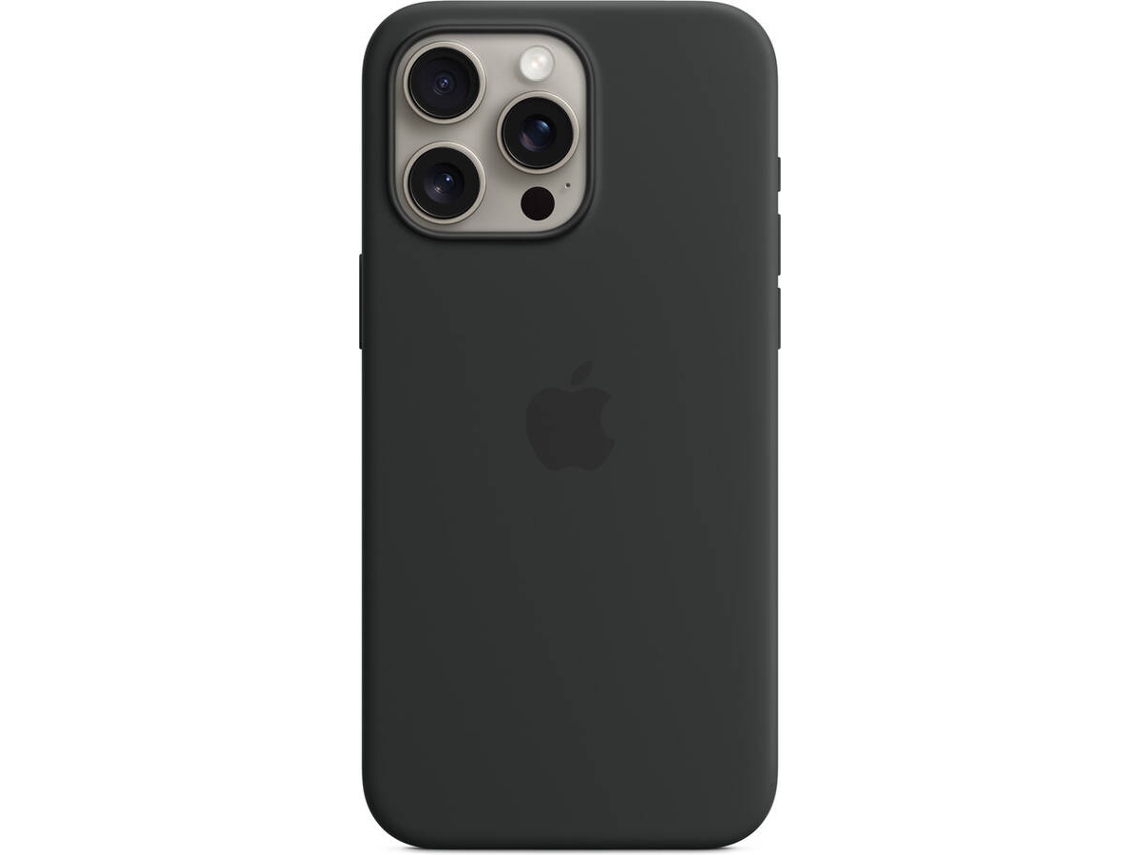 Capa APPLE iPhone 15 Pro Max Silicone Case (Preto)
