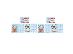 Conjunto de adesivos de Natal para janelas com veado e boneco de neve, decoração festiva LAXISCREED