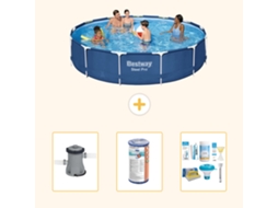 Bestway Piscina Bestway Steel Pro Redonda - 396x84 Cm - 4-peças S22315