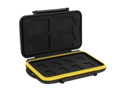 Estuche Impermeable Para Tarjetas De Memoria Cámara 12 Espacios Portátil Funda Protectora Para Tarjetas Micro De Almacenamiento
