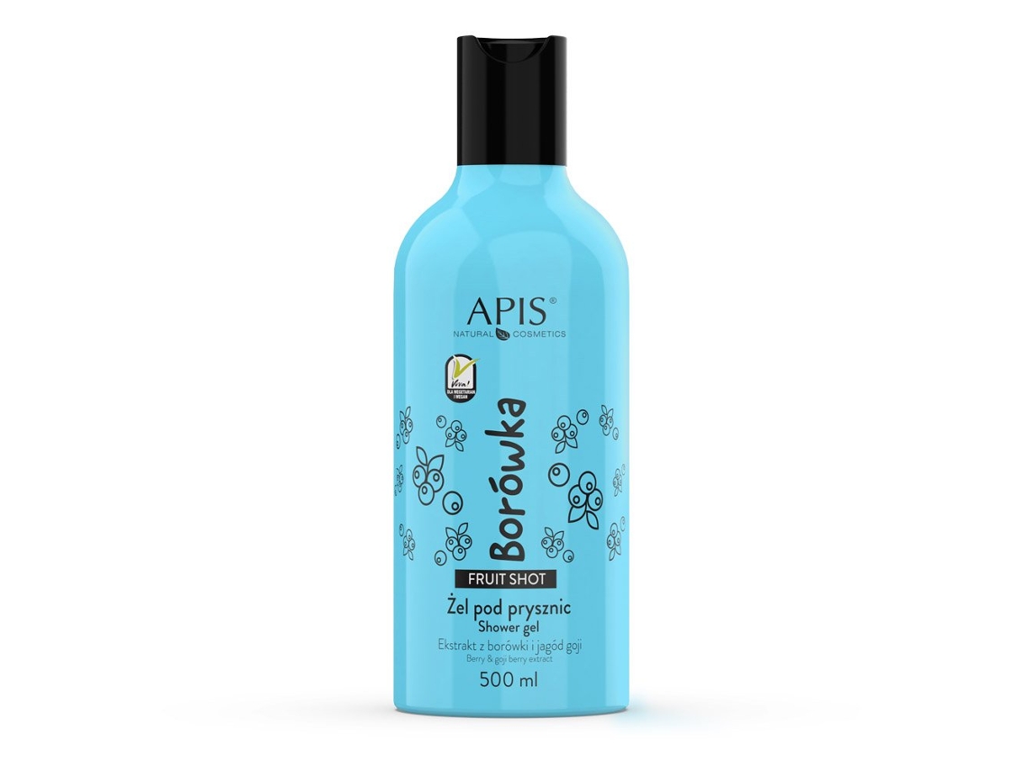 Fragrância De Amora Gel De Duche 500ml Apis Fruit Shot