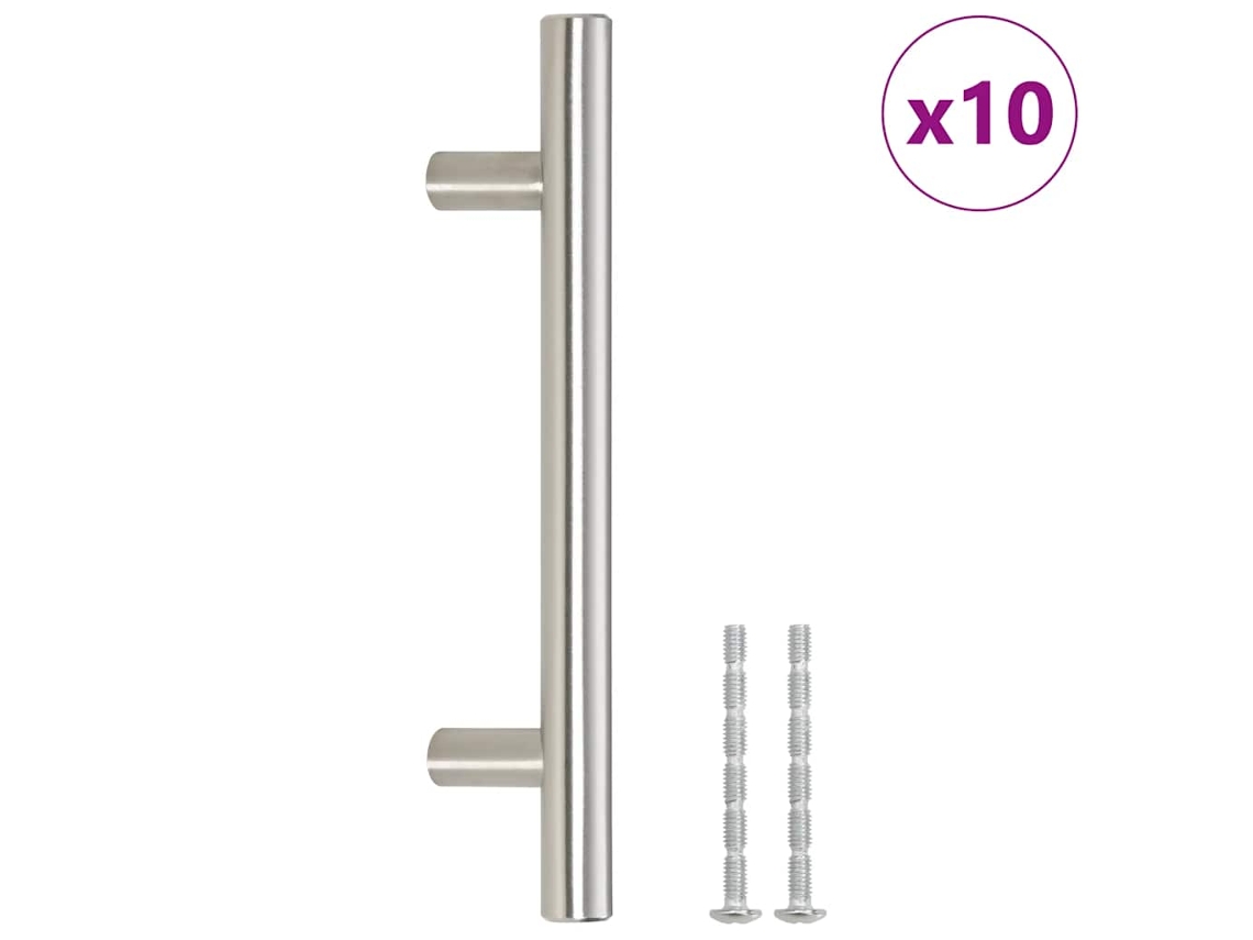 Cabinet Handle, Cabinet Handles Vidaxl Prateado Aço Inoxidável (96 Mm)