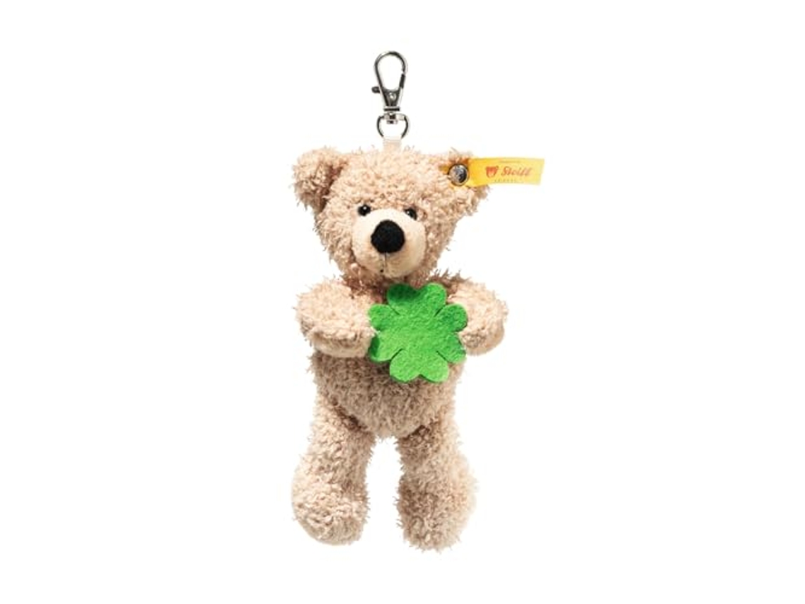 Chaveiro De Pelúcia Steiff, Ursinho Fynn Da Sorte 12 Cm Amuleto Da Sorte