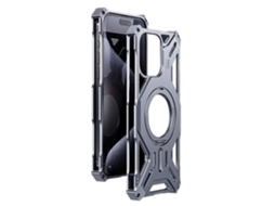 Suporte Casa Prata Para Iphone 15 Pro Alumínio Prateado