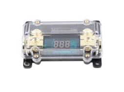 Yuru base de Fusível Digital para Áudio Automotivo 24v 100a com Display Lcd e Tampa Transparente