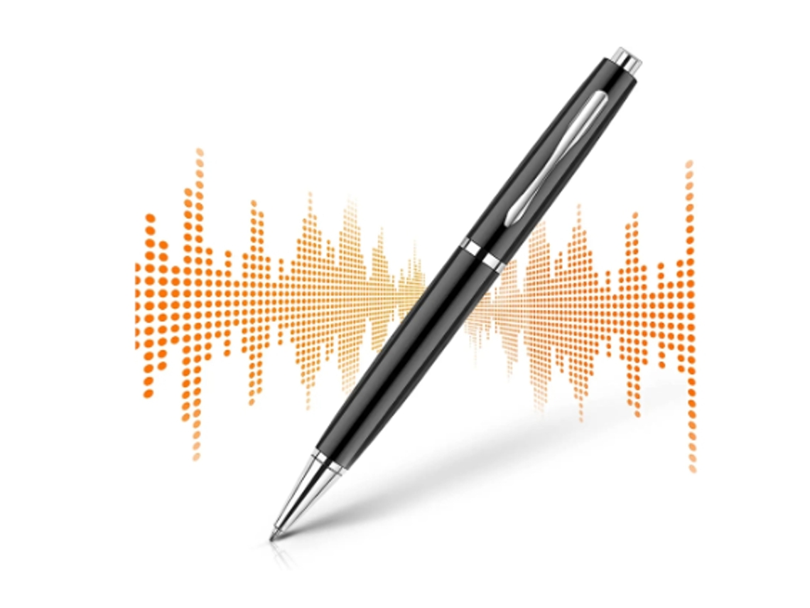 Gravador De Voz Digital De 8 Gb Gravador Ativado Por Voz Para Palestras Reuniões Aulas, Gravador Portátil Usb Reprodução De Mp3, Preto Yizhood