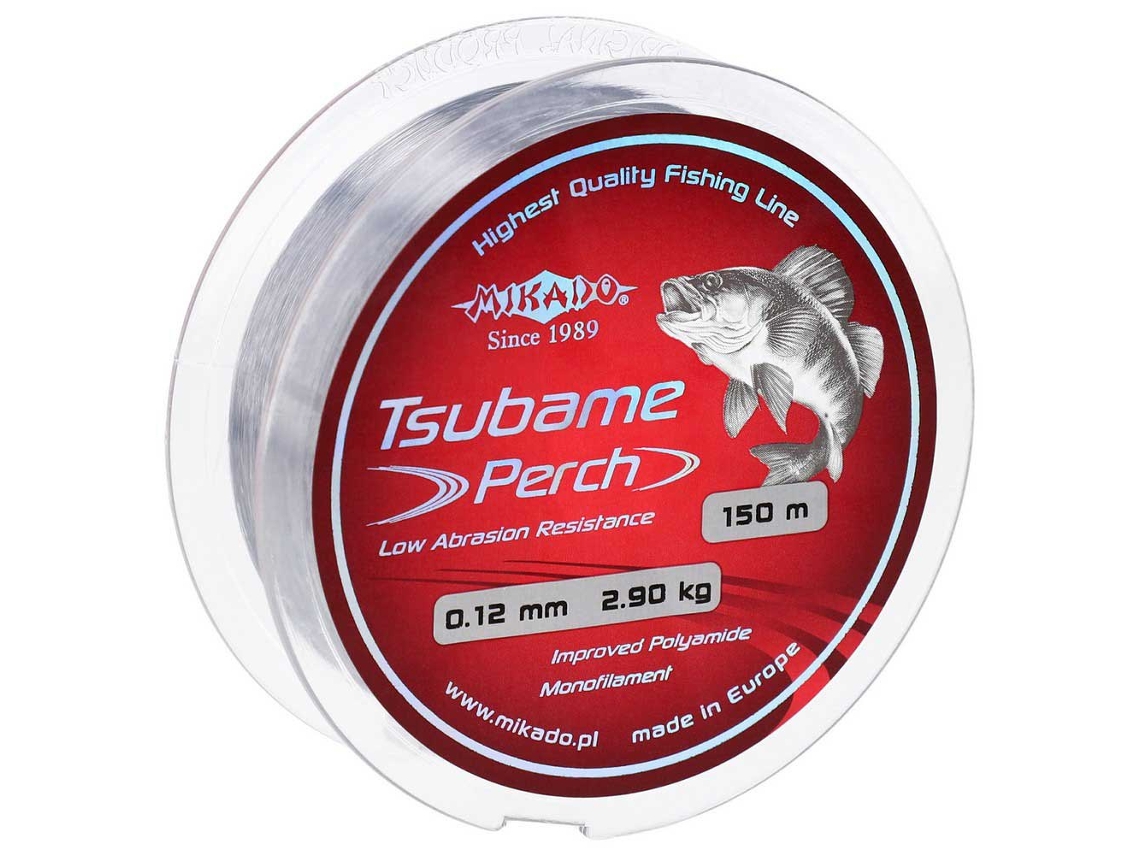 Monofilamento Tsubame Perch 150 M Prateado 0.120 Mmmikado