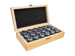 Conjunto De 18 Colares Er32 Em Aço Carbono Da Laxiscreed Para Fresagem E Torno Em Cnc De 3 A 20mm