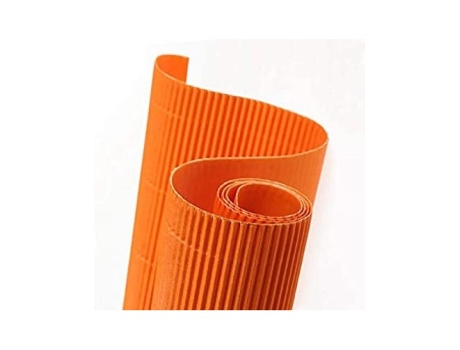 Livro Rollo Carton Ondulado 50x70cm 300g Naranja Canson De Desconocido (espanhol)