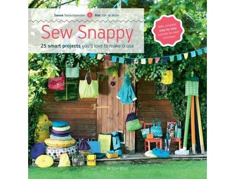 Livro sew snappy de sanne vanautgaerden,riet van de walle (inglês)
