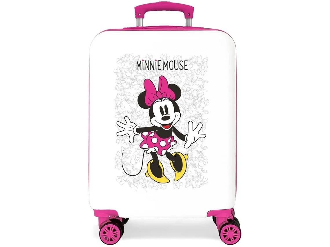 Mala de Cabine DISNEY Minnie Enjoy The Day-W Branco (39x58x20cm - 35L)