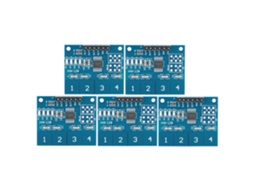 Módulo de Interruptor Táctil Capacitivo Ttp224 4 Canais Sensor Digital Equipamento Elétrico 5pcs