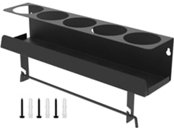Suporte De Parede Para Frasco De Spray, Prateleira Para Latas | Design Com Abertura Ampla