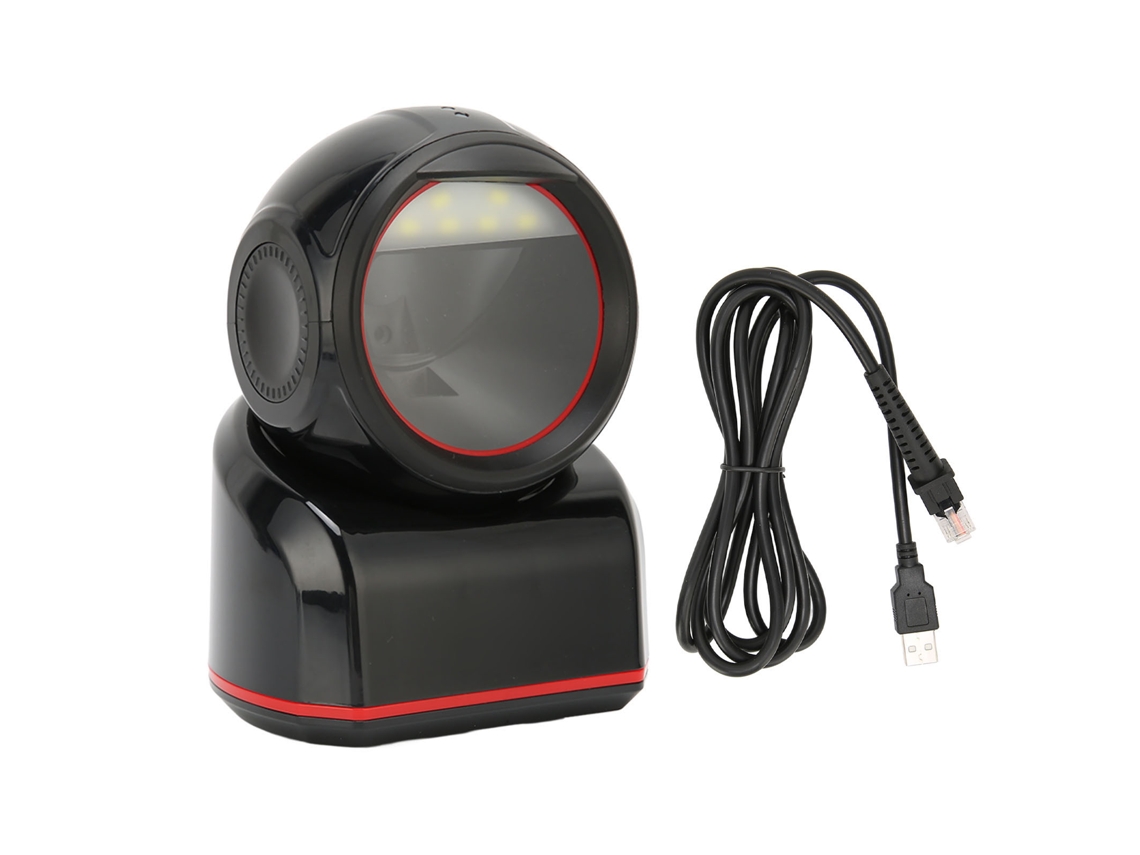Escáner De Código De Barras Usb 1d/2d Omnidireccional Para Pantalla De Ordenador Y Teléfono