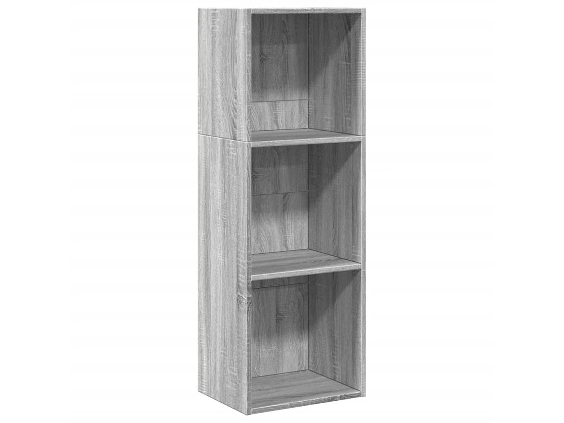 Estante Derivados de Madeira Cinzento Sonoma MAISON EXCLUSIVE 40x30x114 cm