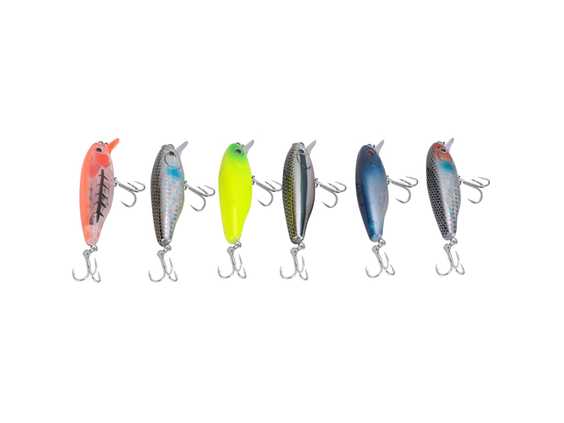 Lure Minnow (freshwater And Saltwater Fishing, Deep Diving And Suspending) Slow Sinking Hard Bait For Bass, Mandarin Fish, And Barbel Fish