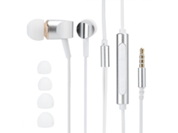 Fones de Ouvido LAXISCREED com Microfone Bass Branco