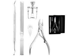 Cortador de unhas 4 em 1 Slowmoose para bebês, cuidados com as unhas, manicure, para recém-nascidos e crianças pequenas (azul)