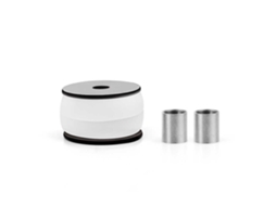 Kit de Amortecedores de Silicone para Gimbal de Câmara Fpv Hglrc X8 com Espaçador, Preto e Branco, para Drones Rc MDUG (2 Unidades)