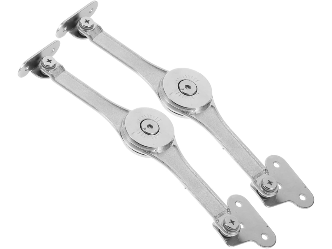 2 Dobradiças De Liga Zinco Reforçadas Para Portas Armários,