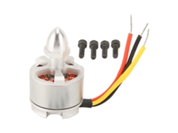 Motor Brushless Drone Cw Ccw 920kv Para Phantom 1 F330 F450 S500 Hélices 1045 Conector 3.5mm Prata