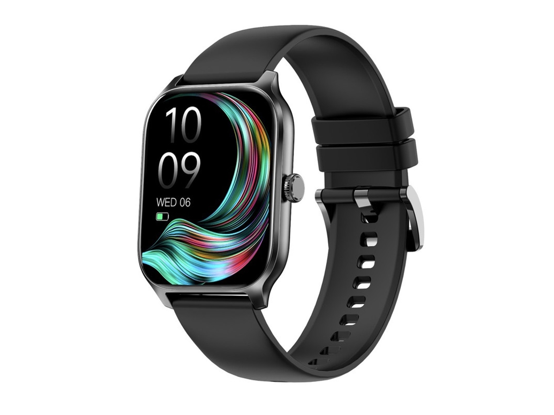 Smartwatch, 2,02 polegadas, tela grande de alta definição, modo multiesportivo, bateria de longa duração, preto Bestvite