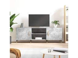 Vidaxl Móvel De Tv 150x30x50 Cm Derivados De Madeira Cinza-cimento