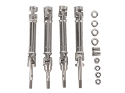 Mali conjunto de Eixos de Transmissão Dianteiro e Traseiro de Metal para Carro Rc Slash 1/10 4 Peças