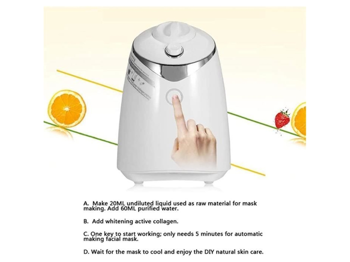 Máquina de máscara facial facial GXLO DIY, máscara facial de frutas naturais e vegetais, máquina de beleza CO148 S/MARCA