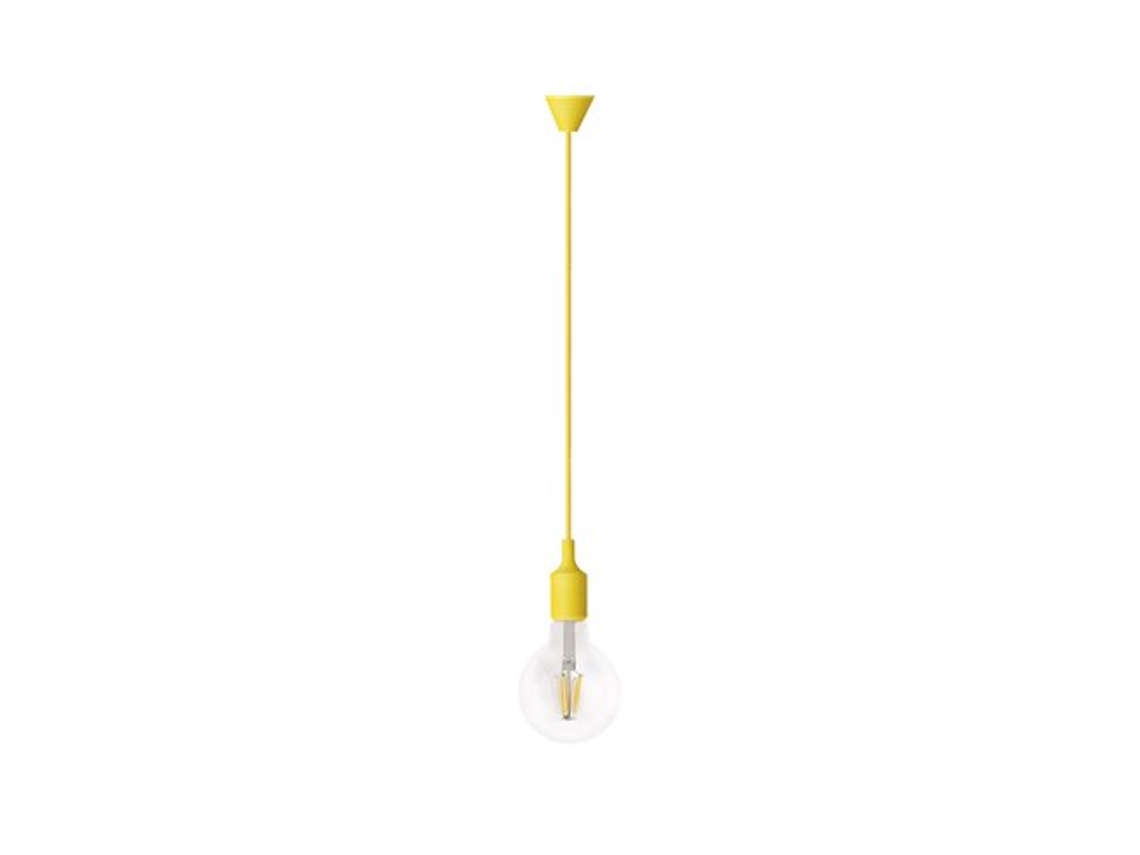 Kit Pingente Amarelo Onlex Silicone E27
